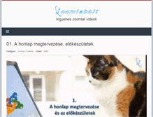 Tablet Screenshot of joomlabolt.com
